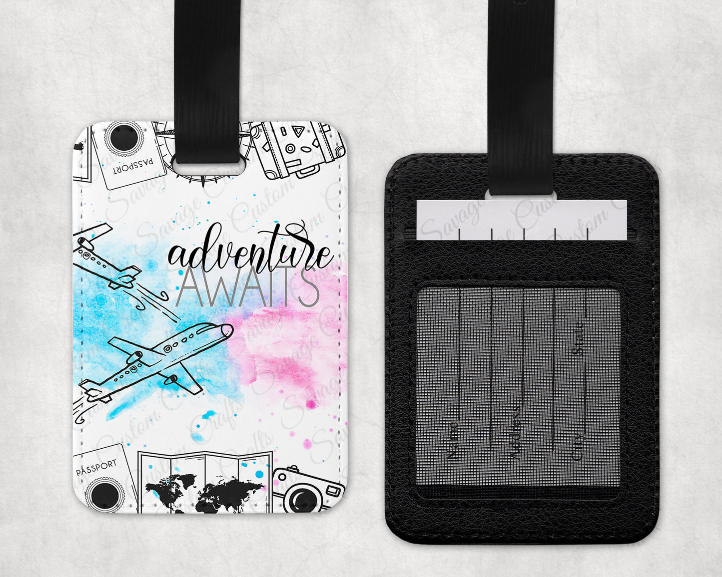 Adventure Awaits Watercolor - Travel Set | Savage Custom Crafts™