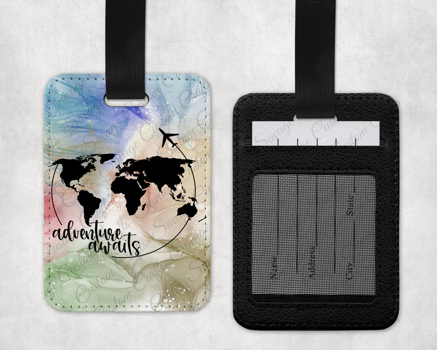 Adventure Awaits World Map - Travel Set | Savage Custom Crafts™